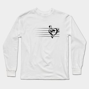 Music Heart Long Sleeve T-Shirt